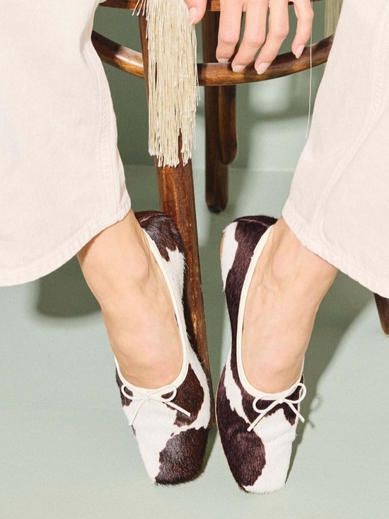 Freda Salvador Shoes - Freda Salvador Jada Flats in Cow Haircalf